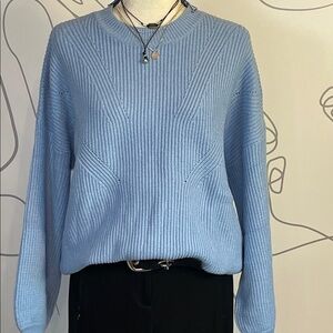 Sky Blue Women's Crew Neck Sweater size M